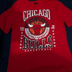 Chicago Bulls Red Graphic T-Shirt